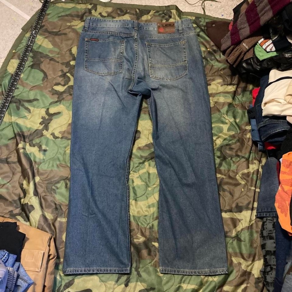 Fubu baggy jeans cotton‎ blend vintage y2k wide leg men's 38/31